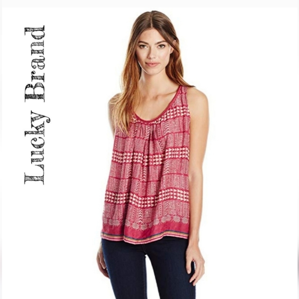 Lucky Brand Bohemian Style Tank Top